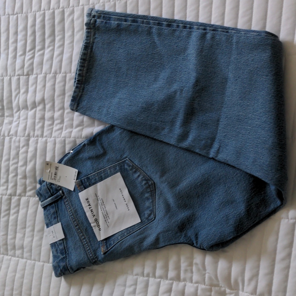 Good American Good Vintage Straight leg jeans size 8